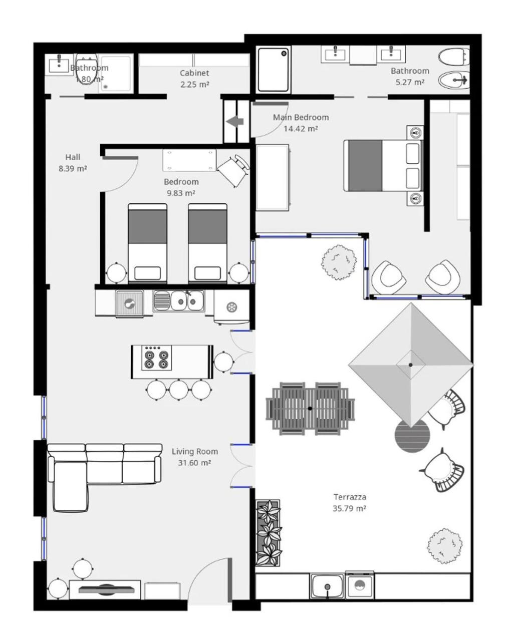 Decharme Apartment With Terrace In Monti โรม ภายนอก รูปภาพ